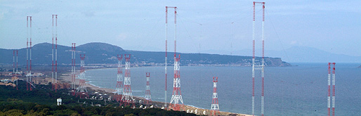 Antenes de Radio Liberty Antenes de Radio Liberty a la platja de Pals