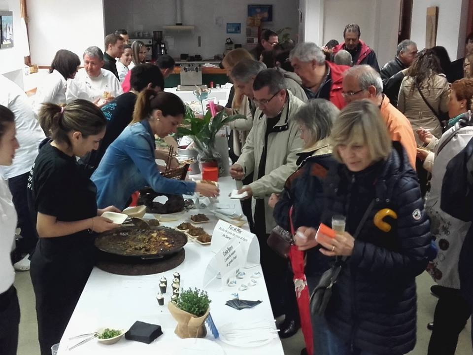La degustació de tastets es va haver de fer al Casal de la Gent Gran