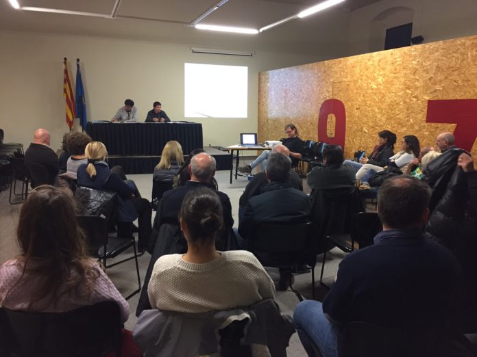 Imatge de la jornada de participació ciutadana que en referència a l'Ordenança de tinença d'animals va ser organitzada dilluns passat