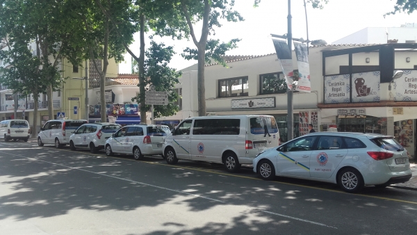 parada taxis a avinguda cavall bernat platja d'aro