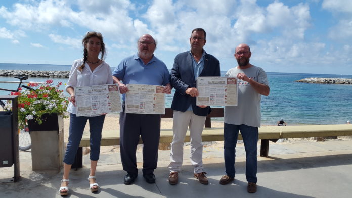 D'esquerra a dreta, Mariona Virgili, Jordi Soler, Joan Català i Pere Costa