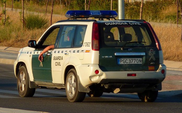 Un vehicle de la Guàrdia Civil a una imatge d'arxiu