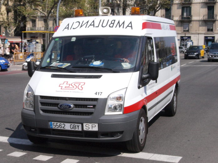 Ambulància Transport sanitari de catalunya