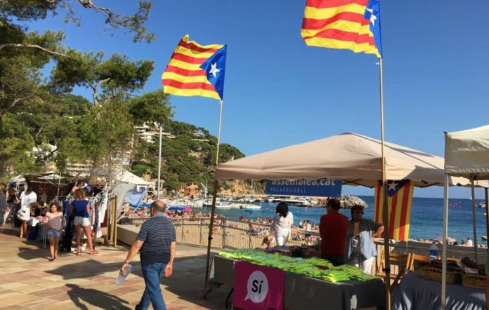 Parada de l'ANC a Llafranc