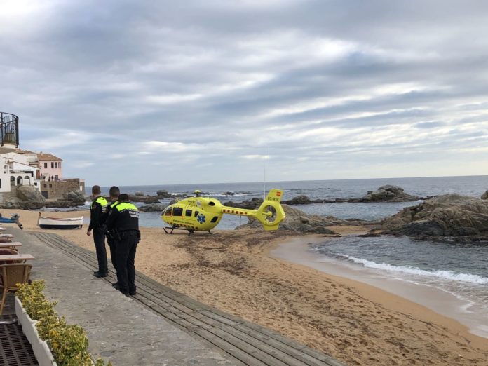 helicopter sanitari trasllat platja port bo accident