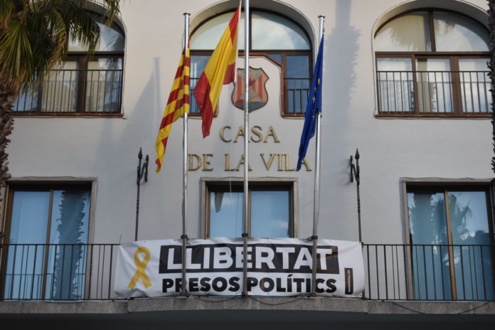 Ajuntament Platja d'Aro Cartell Llibertat Presos Polítics (8) Taxa de residus domèstics a Platja d'Aro