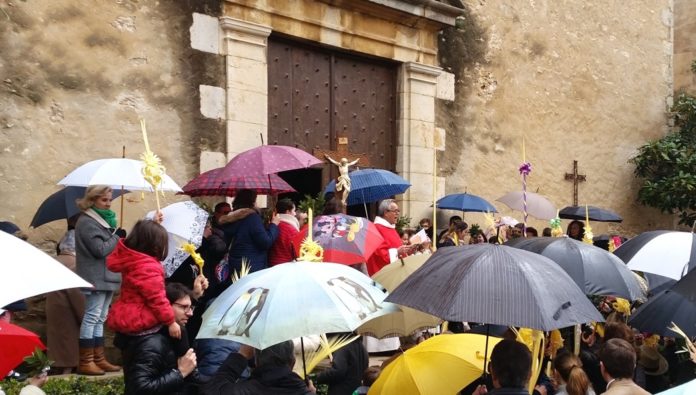 Benediccio de Rams de Begur a l'esglesia de Sant Pere i no a l'ermita de Sant Ramon