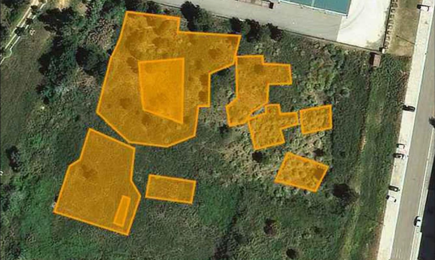 Zones de treball exhaustiu a la Vil·la Romana de Vilarenys | Imatge del projecte d'Incasòl