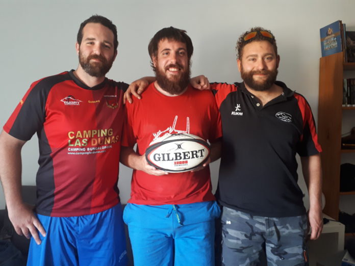 Pablo Le Barz, Domènech Sabrià i Àlex Riera dels Senglars