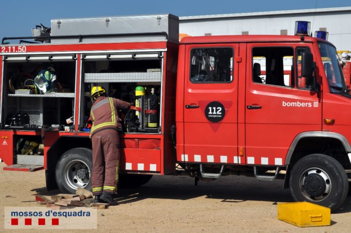 bombers Camió de Bombers en una imatge d'arxiu