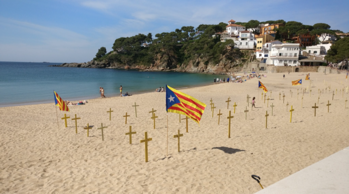 Platges Calella i Llafranc Estelades i Creus Grogues Platja de Llafranc Estelades