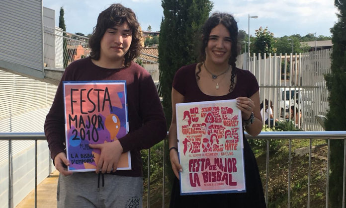 Cartell guanyador FM 2018 Festa Major de la Bisbal 2018