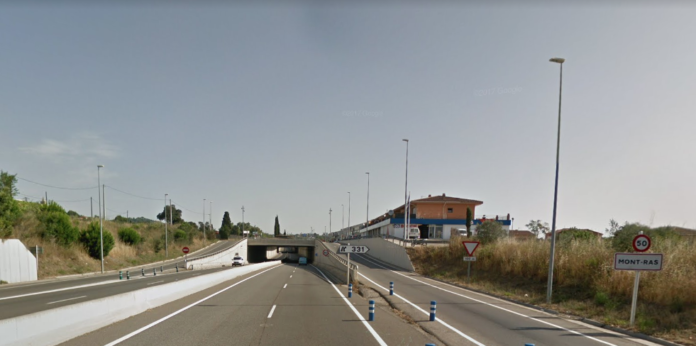 accident c-31 mont-ras Ajuda-Mont-ras