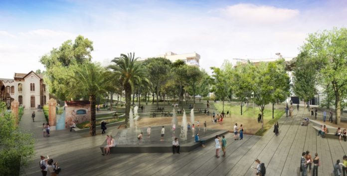 parc central sant feliu Imatge renderitzada del futur Parc Central de Sant Feliu de Guíxols | Imatge d'arxiu