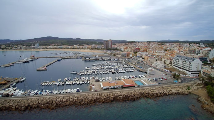 Vista aèria del port de Palamós