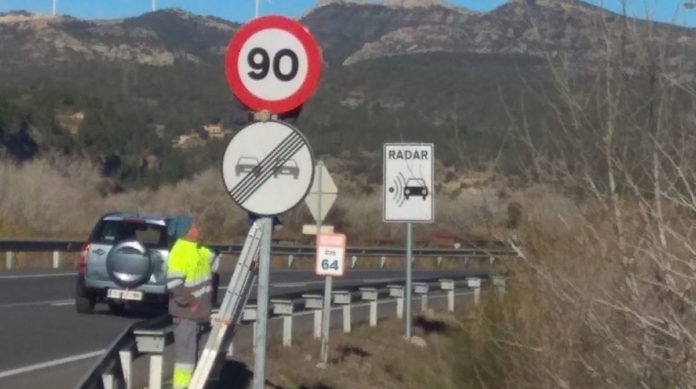Velocitat 90 km:h Carreteres del Baix Empordà