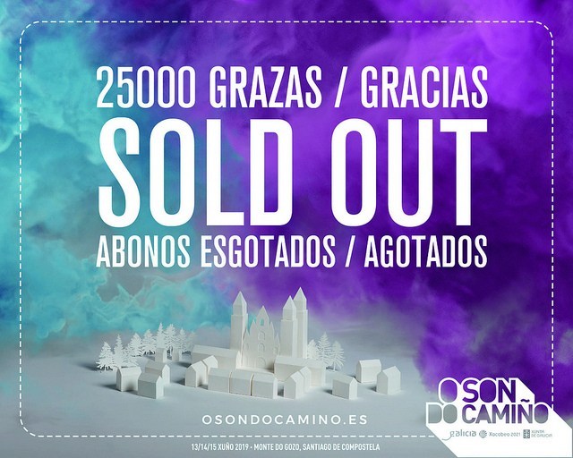 El festival O Son do Cami&ntilde;o exhaureix en una hora els 25.000 abonaments