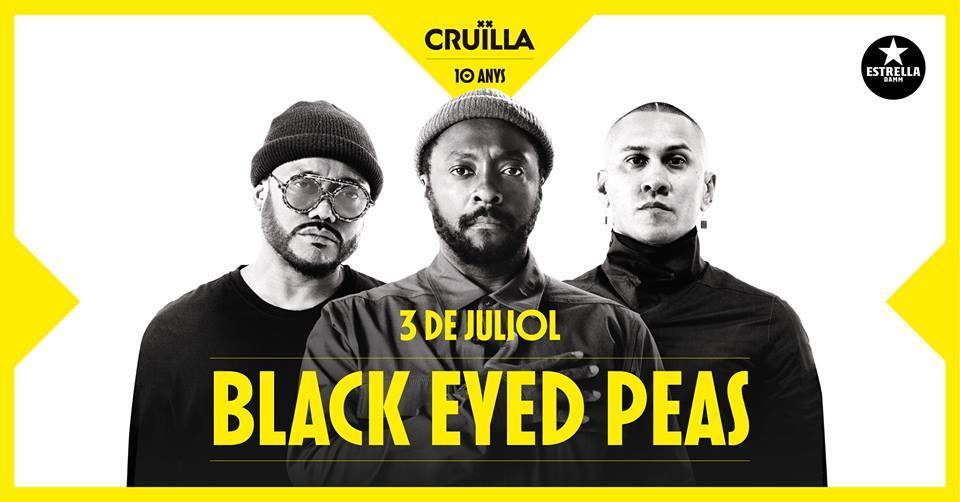 Black Eyed Peas se sumen al des&egrave; aniversari del Festival Cru&iuml;lla