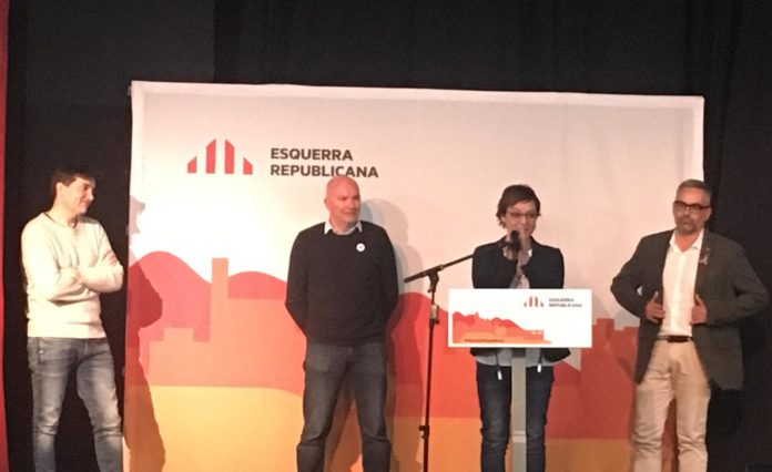 Montse Bassa durant el Congrés Regional ERC Montse Bassa durant el seu discurs al Congrés Regional ERC a Girona