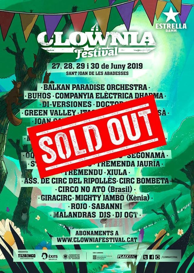 Entrades exhaurides pel Clownia 2019