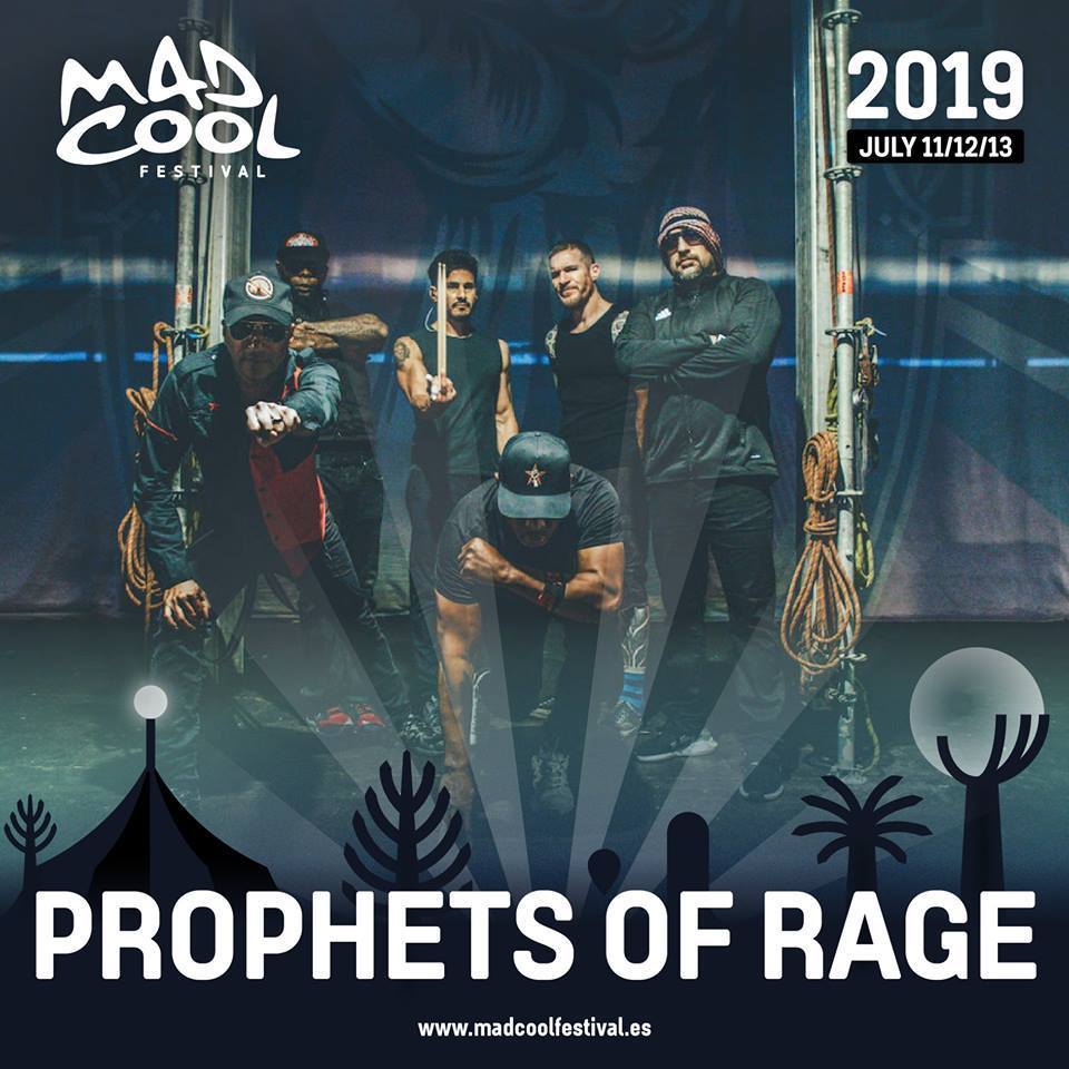 Prophets of Rage, Lauryn Hill o Johnny Marr entre les noves confirmacions del Mad Cool 2019