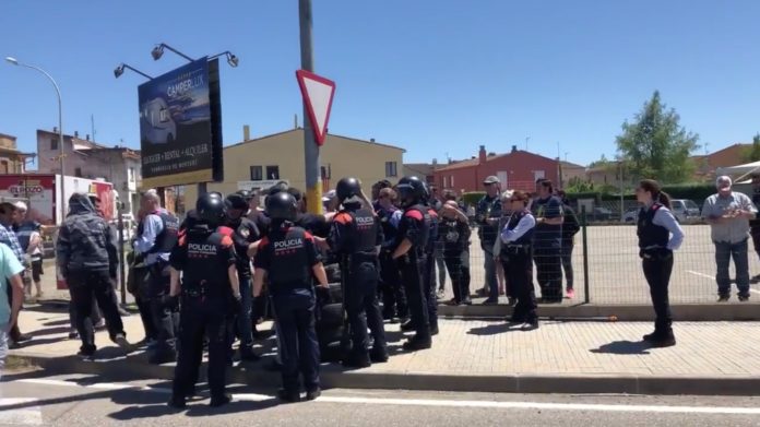 Mossos d'Esquadra - Estelades a Verges