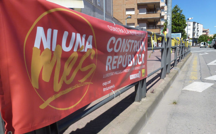 Pancarta CUP Palamós