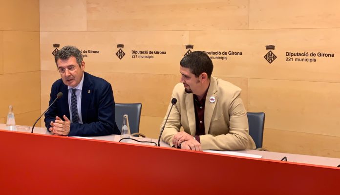 Miquel Noguer i Pau Presas a la Diputació de Girona | Imatge de la Diputació