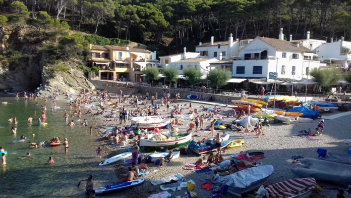 privat:-jornada-de-neteja-de-residus-a-la-platja-de-sa-tuna-i-rodalies,-a-begur,-aquest-dissabte