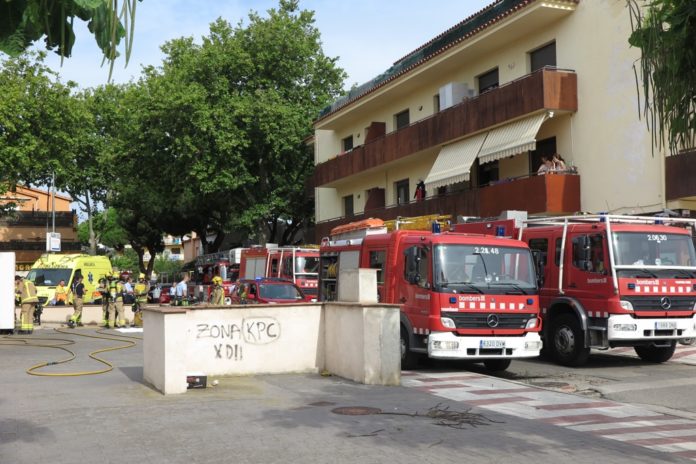 Incendi a S'Agaro 20190813 - 3 Bombers a S'Agaró