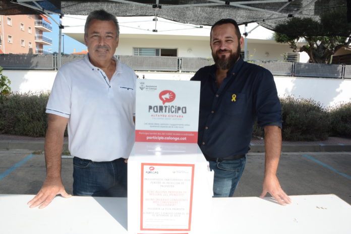 Zona de votació ciutadana al Mercat de Calonge i Sant Antoni | Imatge de l'Ajuntament