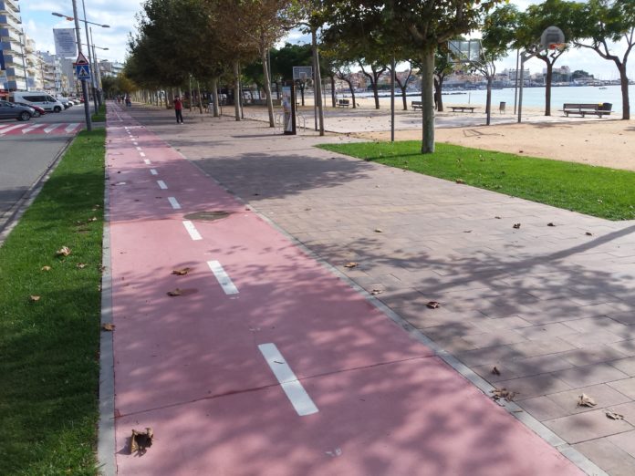 Darrer tram del passeig del Mar de Palamós | Imatge de l'Ajuntament
