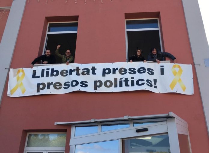 pancarta pancarta presos