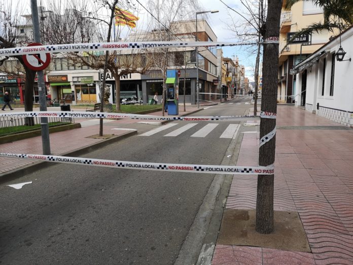 carrer tallat palamós