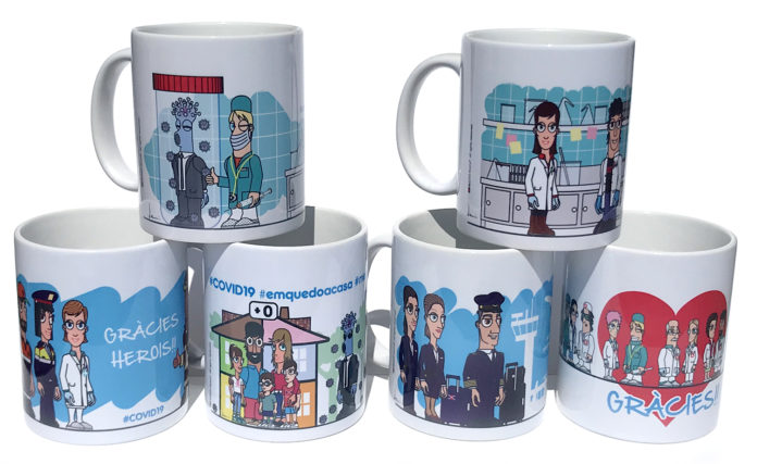 Tasses solidàries des de Sant Feliu de Guíxols | Imatge de DLand World