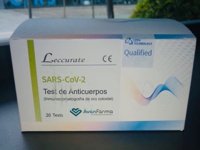 Tests d'anticossos per detecar el coronavirus COVID-19 en 15 minuts | Imatge de la Diputació de Girona
