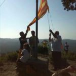 Diada nacional Pals quermany senyera