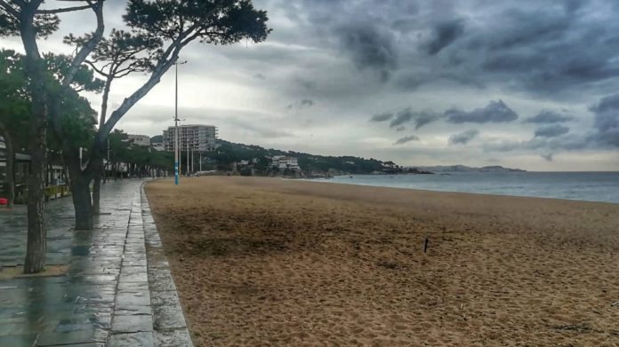 Platja d'Aro ennuvolat