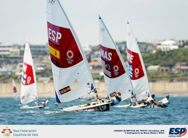 Cristina Pujol, Laser Radial als Jocs Olímpics de Tòquio 2020 © Sailingshots para RFEV