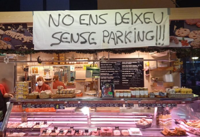 manifestació aparcament palafrugell