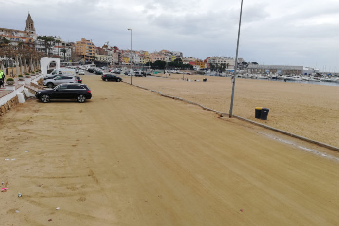 La zona d'aparcament de saló de la platja Gran de Palamós Data de publicació: dimecres 09 de març del 2022, 16:31 Localització: Palamós Autor: Redacció
