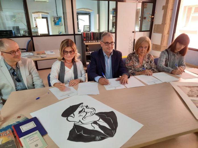 privat:-l’arxiu-municipal-rep-el-fons-de-joan-aliu-i-miquel-ros,-dos-referents-culturals-del-dibuix-i-el-comic-de-palafrugell