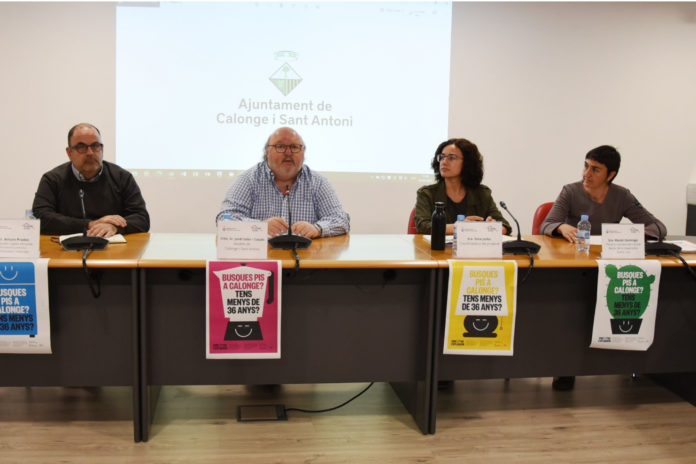 La roda de premsa de presentació de la iniciativa a Calonge Data de publicació: dilluns 02 de maig del 2022, 16:58 Localització: Calonge Autor: Redacció