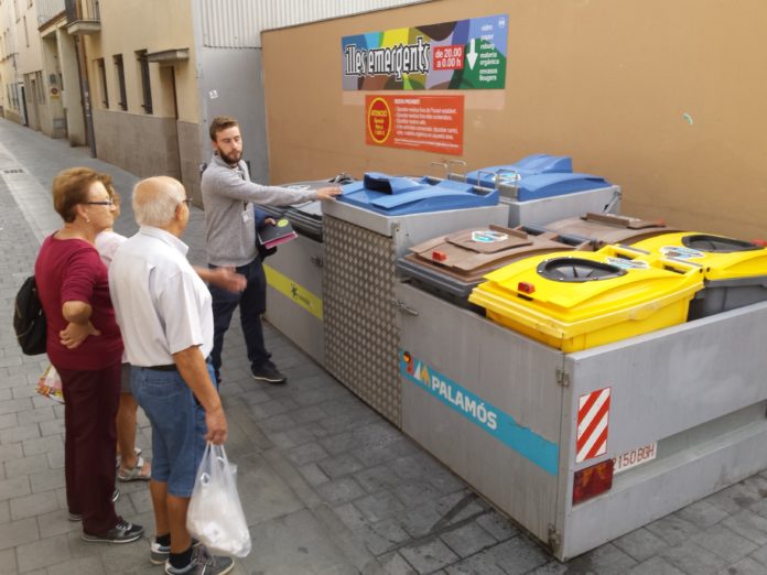 Les illes emergents de Palamós en una campanya de conscienciació ciutadana sobre la recollida selectiva - Ajuntament de Palamós