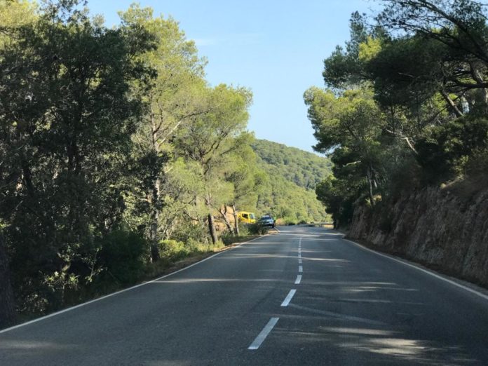 Sa Tuna tallada El lloc de l'accident a la carretera de Begur en direcció a Sa Tuna - Foto: Gerard Escaich