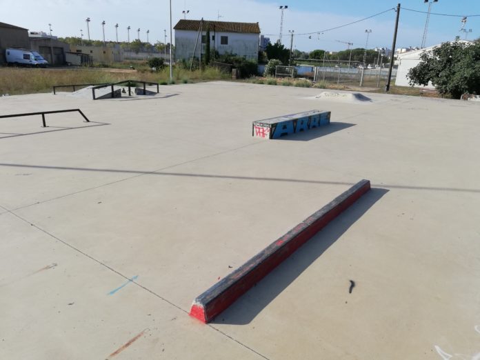 La pista municipal d'skate, en una imatge actual compartida per l'ajuntament de Palamós