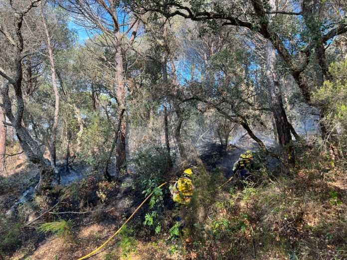 Incendi Monticalvari Sant Feliu de Guíxols
