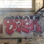 Graffiti a l'interior de Radio Liberty