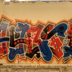 Graffiti a l'interior de Radio Liberty