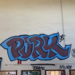 Graffiti a l'interior de Radio Liberty